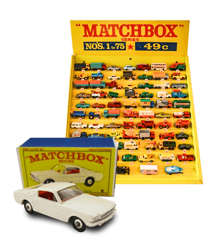 Match Box Car Display